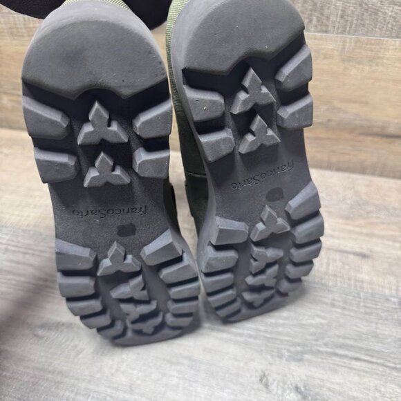 Franco Sarto Baliln Olive Platform Loafers Women's Size 11 - Picture 4 of 7